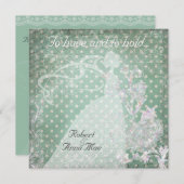 Stippen op Blauwgroen hebben en de Uitnodiging van (Voorkant / Achterkant)