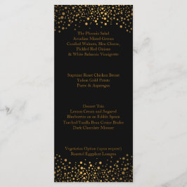 Stippen op de huwelijksdag Trendy Gold Menu