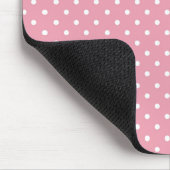 Stippen op Roze Muismat (Hoek)