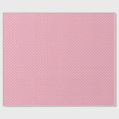 Stippen op Roze Patroon Cadeaupapier (Vlak)