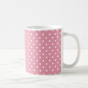 Stippen op Roze Patroon Koffiemok