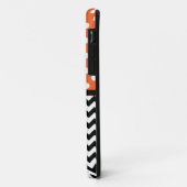 Stippen Oranje & Chevron iPhone 5 Hoesje (Achterkant/links)