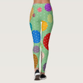 Stippen over Leggings van Stippen (Achterkant)