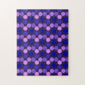Stippen Paars en roze JIGSAW PUZZZLE Legpuzzel (Verticaal)