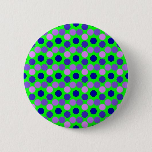 Stippen Paarse groene BUTTON (Voorkant)
