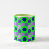 Stippen Paarse groene Ringer Mok (Midden)