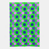 Stippen Paarse keukenhanddoek (Verticaal)