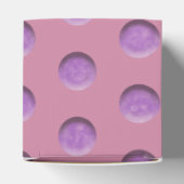 Stippen Paarse Waterverf Bedankdoosjes (Bovenkant)