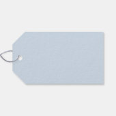 Stippen Pastelblauwe Cadeautags Cadeaulabel (Achterkant Horizontaal)