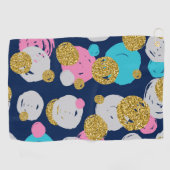 Stippen Patroon 11 Golfhanddoek (Horizontaal)