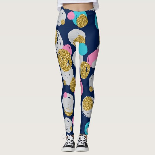 Stippen Patroon 11 Leggings (Voorkant)