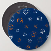 Stippen Patroon 13 Ronde Button 6,0 Cm (Voorkant /achterkant)