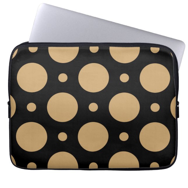 Stippen Patroon 17 Laptop Sleeve (Voorkant)