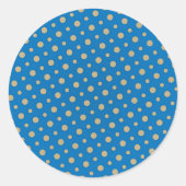 Stippen Patroon 4 Ronde Sticker (Voorkant)