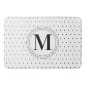 Stippen patroon badmat (Voorkant)