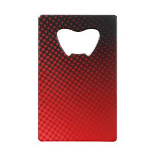 Stippen patroon creditkaart flessenopener