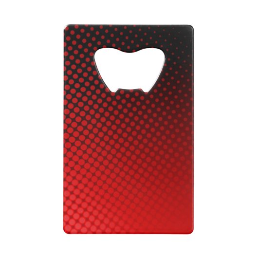 Stippen patroon creditkaart flessenopener (Voorkant)