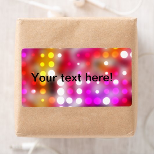 Stippen patroon etiket (Insitu)