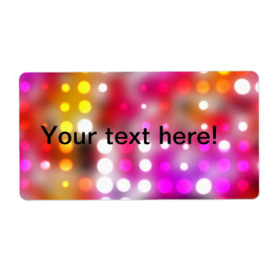 Stippen patroon etiket