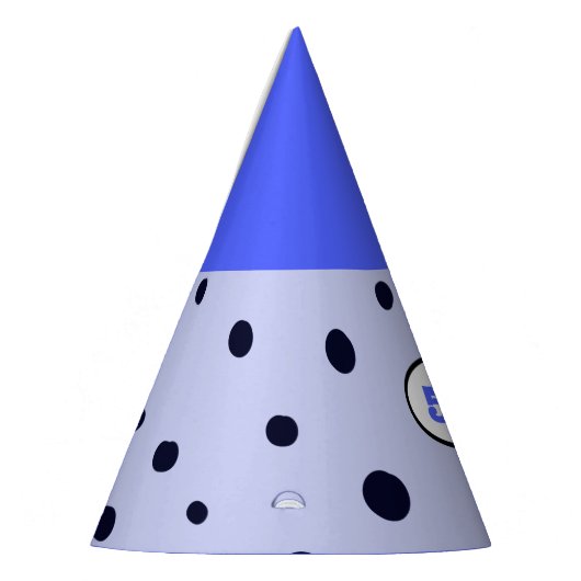 Stippen patroon feesthoedjes (Links)