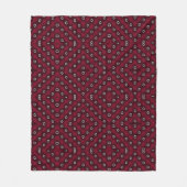 Stippen patroon fleece deken (Voorkant)