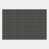 Stippen Patroon in zwart-wit Inpakpapier Vel (Voorkant)