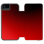Stippen patroon incipio iPhone portemonnee hoesje (Agenda Open)