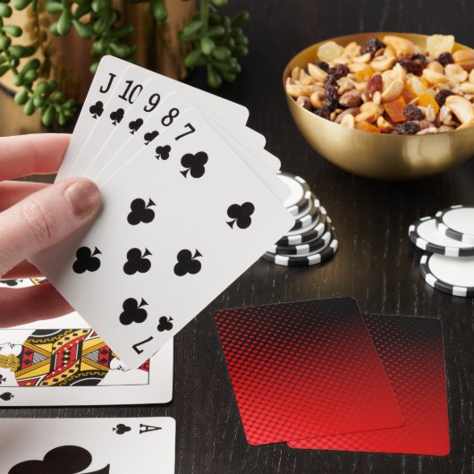 Stippen patroon pokerkaarten (Insitu)