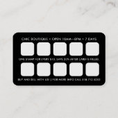 Stippen Patroon QR Code Beloning Visitekaartje (Achterkant)