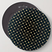 Stippen patroon ronde button 6,0 cm (Voorkant /achterkant)