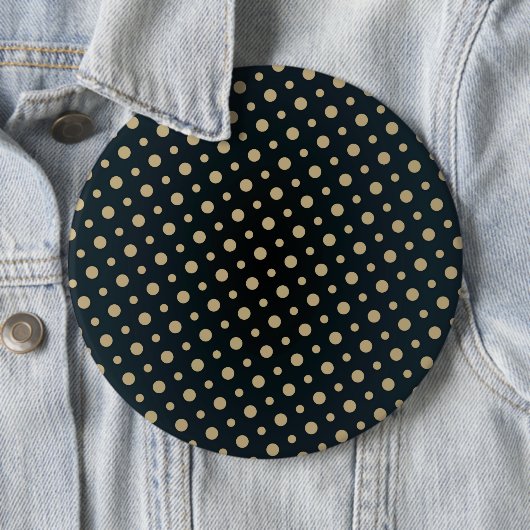 Stippen patroon ronde button 6,0 cm (In situ)