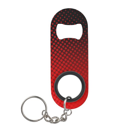 Stippen patroon sleutelhanger flessenopener (Voorkant)