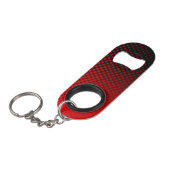 Stippen patroon sleutelhanger flessenopener (Voorkant Gekanteld)