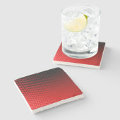 Stippen patroon stenen onderzetter (Zijkant)