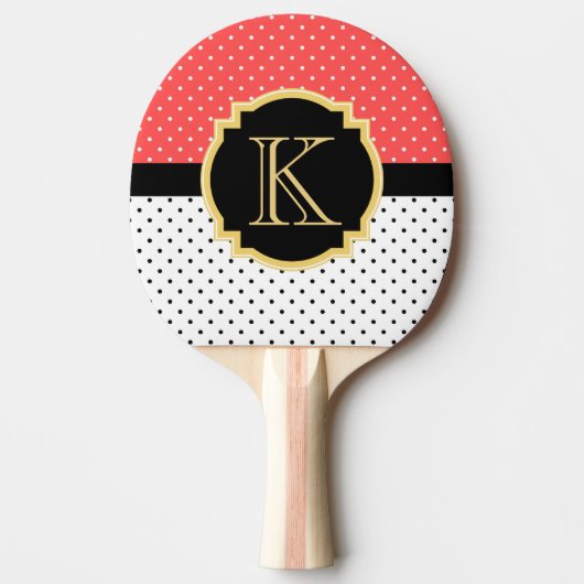 Stippen patroon tafeltennisbatje (Voorkant)