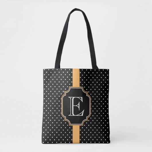 Stippen patroon tote bag (Voorkant)