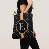 Stippen patroon tote bag (Dichtbij)