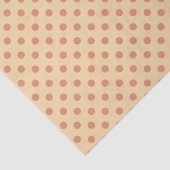 Stippen perzik tissuepapier (Detail)