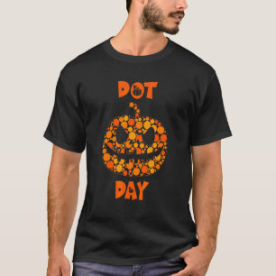 Stippen Pompoen Herfst Thanksgiving Internationaal T-shirt