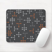 Stippen - Retro Modern Abstract Mousepad Muismat (Met muis)