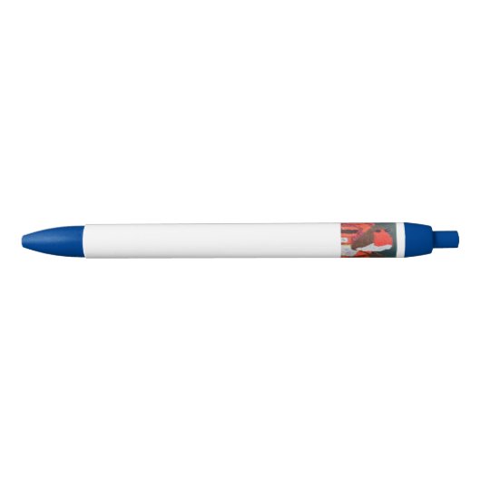 Stippen Robin Blauwe Trim Pen (Voorkant)