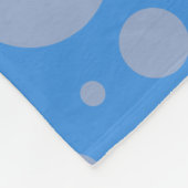 Stippen Roze Blauwe Dot Fleece Deken, Klein Deken (Hoek)