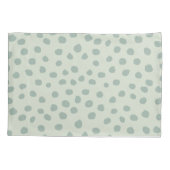 Stippen Sage Green Kussensloop (Achterkant)