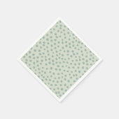 Stippen Sage Green Servet (Hoek)