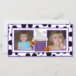Stippen Trick or treat Foto Kaarten