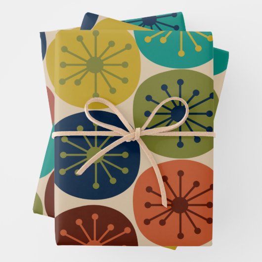 Stippen uit de Middeleeuwse eeuw Inpakpapier Vel (In situ)