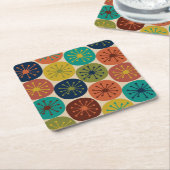 Stippen uit de Middeleeuwse eeuw Kartonnen Onderzetters (Schuin)