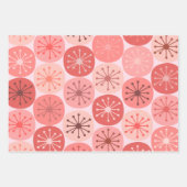 Stippen uit de Mideeuwse Mod Blush Roze Inpakpapier Vel (Voorkant 2)