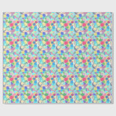 Stippen uit het midden van de eeuw - meerpastels cadeaupapier (Vlak)