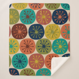 Stippen uit het midden van de eeuw voor atoomtijdp sherpa deken